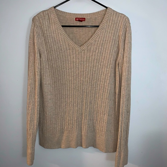 Merona Sweaters - 🎈4/$20 Final SALE Merona knit sweater women size XL beige